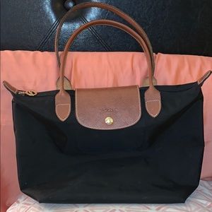 Longchamp Small Le Pliage Bag - Black
